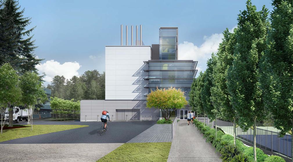 The TRIUMF Institute for Advanced Medical Isotopes is a concrete/steel building that took part in the Embodied Carbon Pilot.