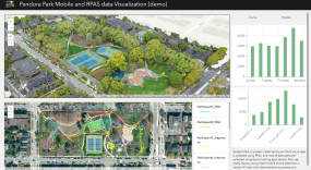 Real-time data collection and visual analysis of project site